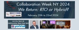 Collaboration Week NY 2024 Invitation for Yorktel
